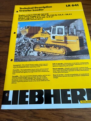 Liebherr 641 Crawler Loader Brochure AMIL22 ver2