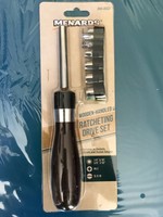 Menards Wooden-handled Ratcheting Drive Set, Ratcheting Screw Driver Set Menards Wooden-handled Ratcheting Drive Set, Ratcheting Screw Driver Set