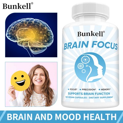 Brain Focus Supplement - Gesundes Gehirn, Gedächtnis und Konzentration