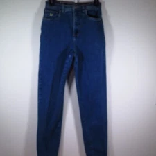 Gloria Vanderbilt Jeans Blue Straight Denim High Waist Mom Pants Size 6 27x29
