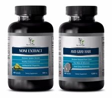 Antiaging retinol - NONI EXTRACT – ANTI GRAY HAIR COMBO - zinc pills