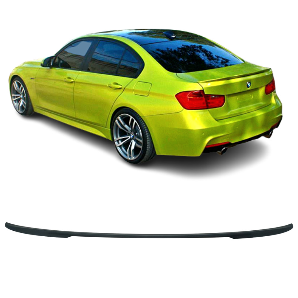 Becquet aileron aérodynamique noir pour BMW Série 3 F30 Berline 2011-2019