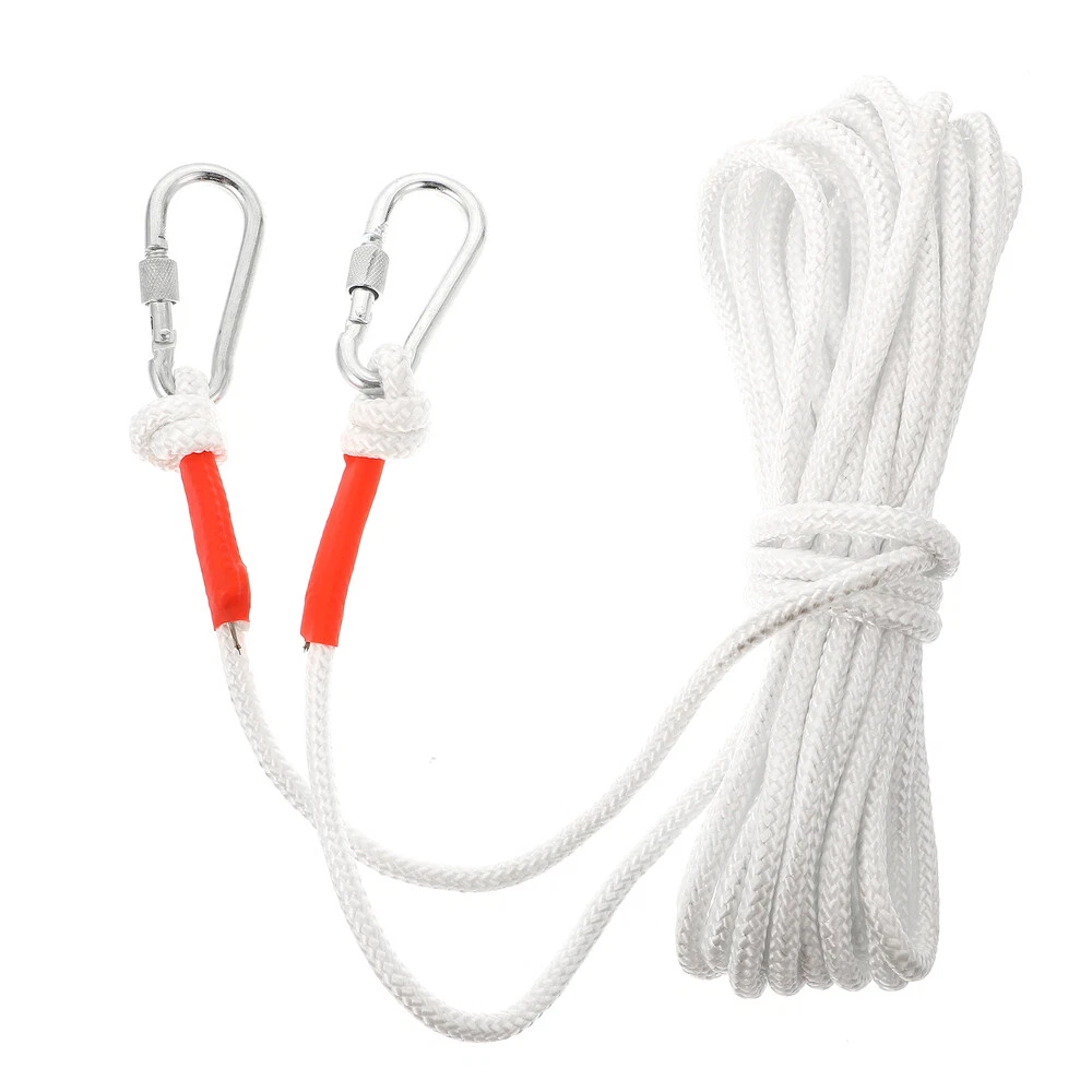 cloth drying rope outdoor dryer rope 10M Nylon Clothesline Rope with Hooks