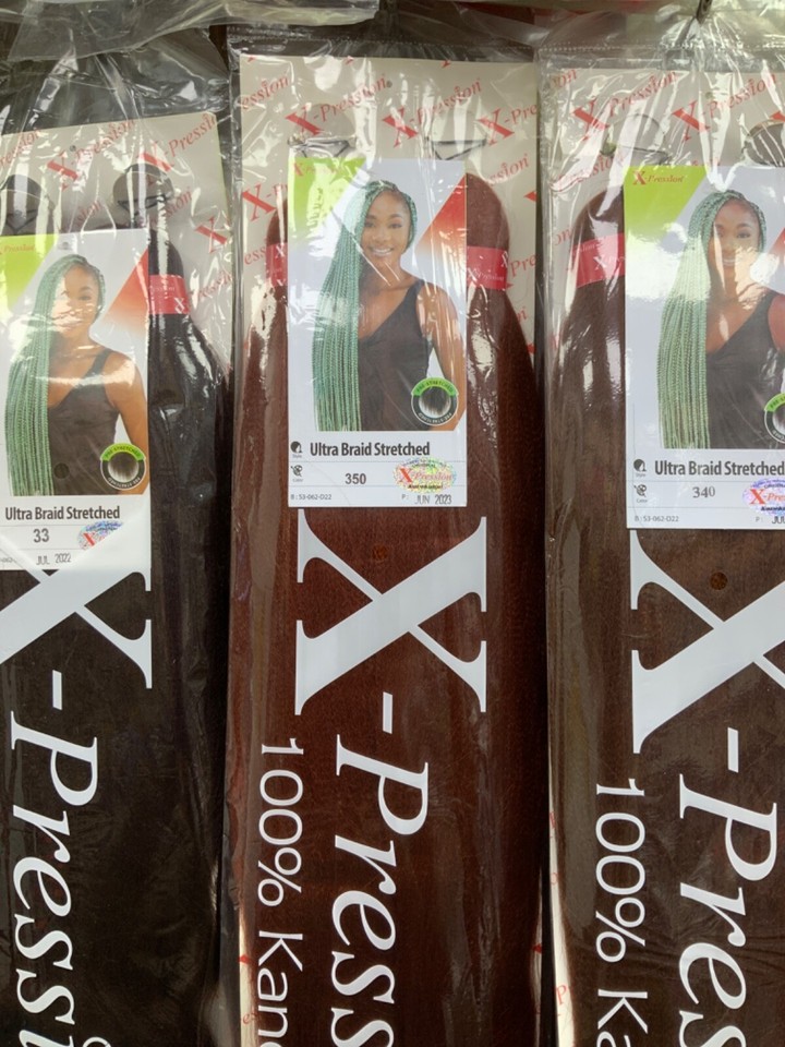Aazon.co : Sensationnel Xpression Original Braiding Hair - Non Prestretched Kanekalon (1 Pack - Foto 5