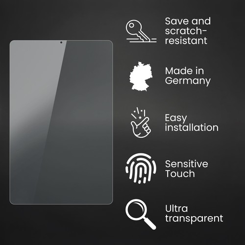 Bruni 2x Protective Film for Samsung Galaxy Tab S6 Lite 2020 Screen Protector - Picture 3 of 8