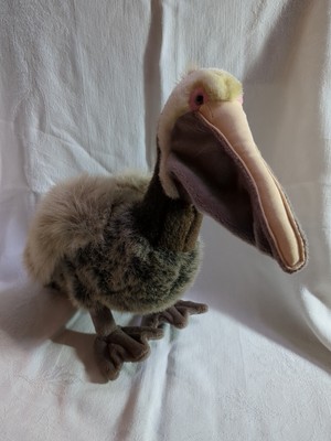 PELICAN Brown Pelican Plush Stuffed Animal TOY by Fiesta 12'' Charming Fellow 