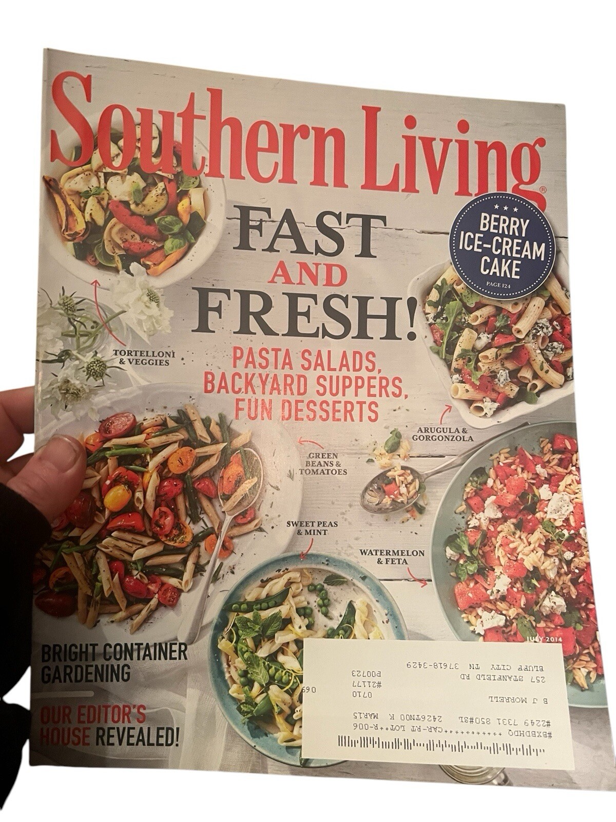 Southern Living Magazine July 2014 “Fast And Fresh”