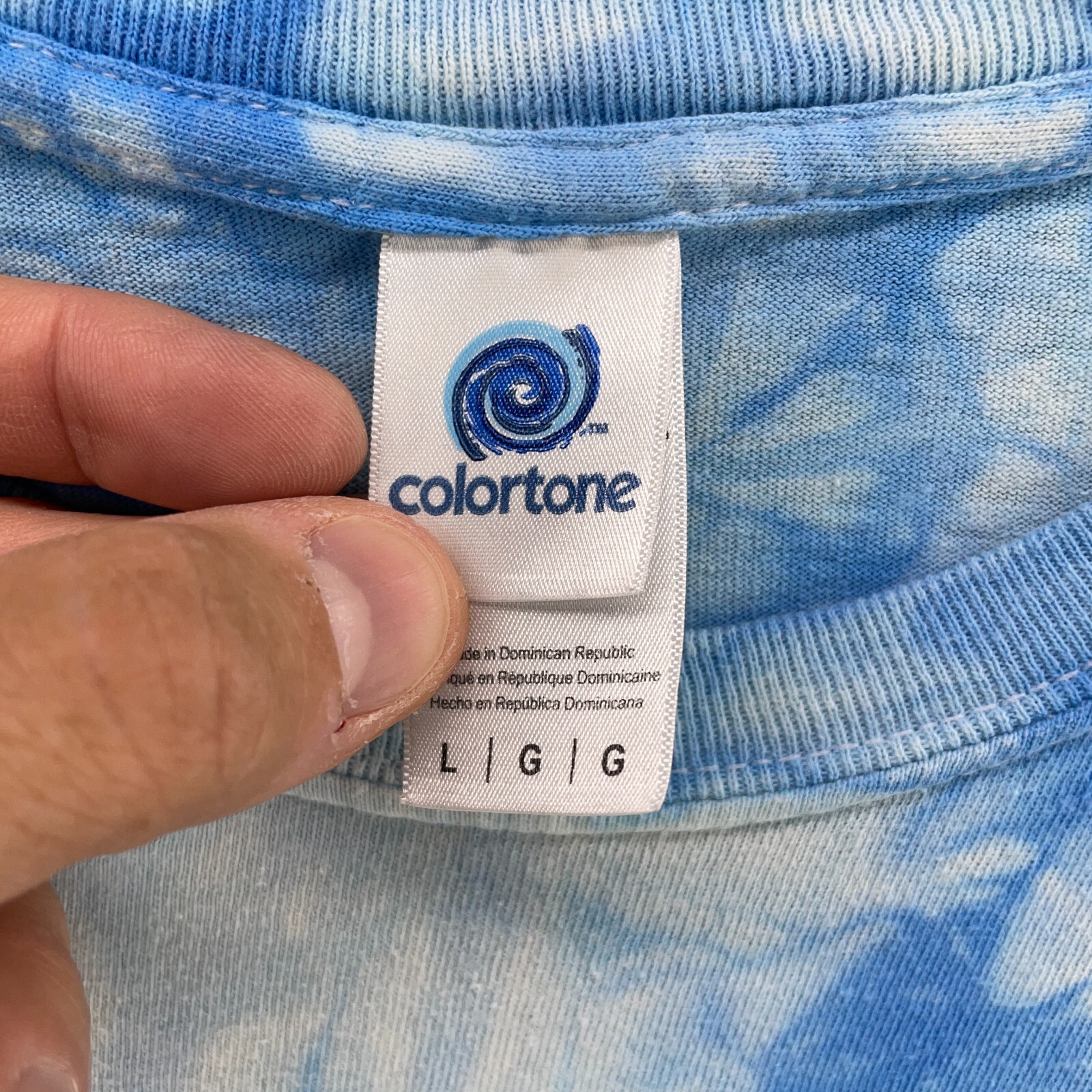 FILA Old Row USAt Postne Malonet T sh uomode gra blu tie dyeocollo giroco