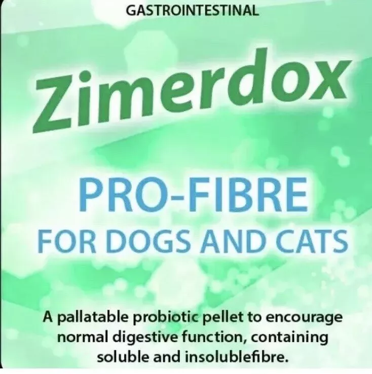 PROTEXIN PRO FIBRE Substitute FOR DOGS CATS 1kg Zimerdox Probiotic Pellet