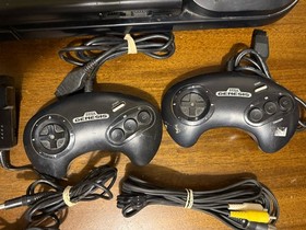 Sega CD & Sega Genesis Console Bundle With Box & 12 Games. Tested & Works