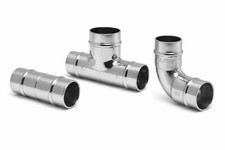 Pegler Yorkshire Chrome Solder Ring Pipe Fittings Elbow Straight Coupling Joints