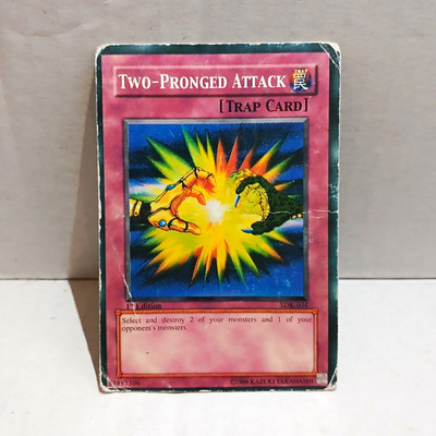 Konami Yu-Gi-Oh! TCG Two-Pronged Attack SDK-035 Falle 1st Ed. Englisch