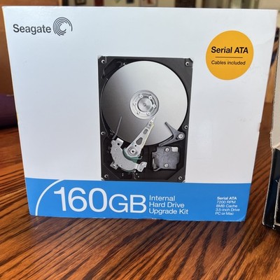 Seagate Barracuda 160GB Internal Hard Drive Upgrade Kit Ultra ATA 100 7200, New