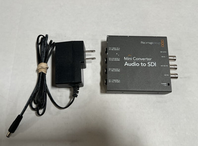 Blackmagic Design Mini Converter Audio to SDI HD w/ Power Adapter
