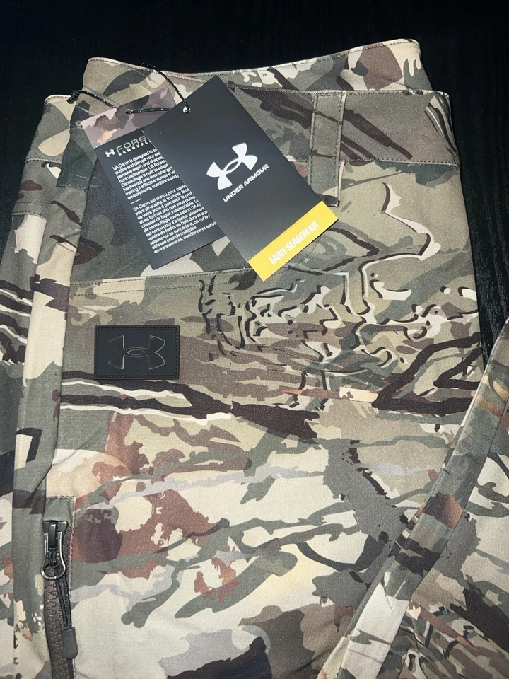 38x32🔥Under Armour Backwoods STR UA Storm Pants Forest 2.0 Camo 1355314-988 - Image 3 of 4