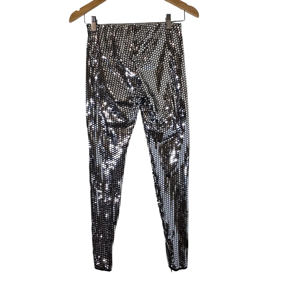 Maison Martin Margiela x H&M Mirror Ball Legging Sz US 2 Disco 70s Inp Coachella - Image 2 of 4