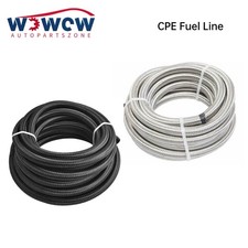 4an 6an 8an 10an 12an Nylon Stainless Steel Braided Fuel Hose Oil Gas Air Line