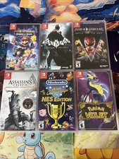Nintendo Switch Spiele Konvolut. Pokémon Violett, Batman, Mario und mehr. x6
