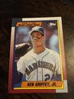 KEN GRIFFEY JR - 1989 Topps Debut #46 Rookie Card RC Seattle Mariners Read