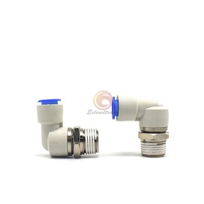 2x SMC KSL06-M6 Union Elbow Rotary One-touch Fitting NEW #cv