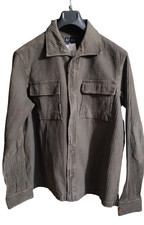 Camicia overshirt Armani Jeans - taglia XL - colore kaki - Made in Italy  - VTG