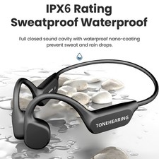 Bone Conduction Hearing Aid Bluetooth Wireless Design IPX6 Waterproof Hearing Ai