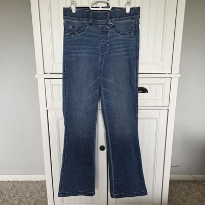 SPANX Kick Flare Jeans Women Small 20541R Vintage Indigo Blue Stretch Comfort