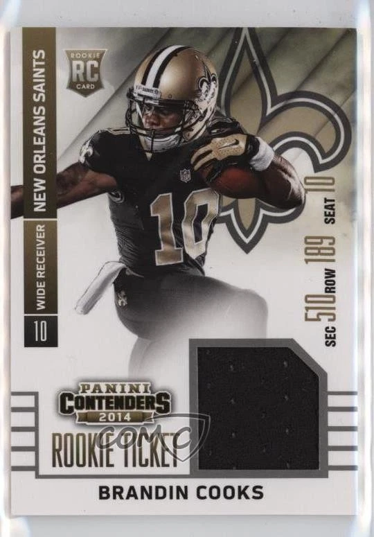 Brandin Cooks Panini Contenders Rookie Ticket Swatches #7 Base