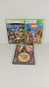 Microsoft Xbox 360 Console Lot with 10 Games 120 GB Tested Working