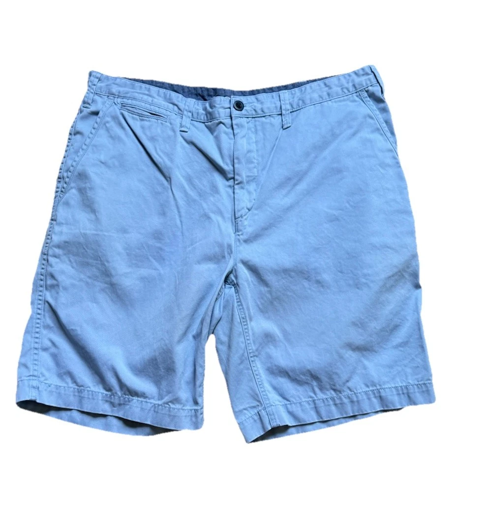 Polo Ralph Lauren Shorts Mens 38 Coastal Blue Relaxed Fit Chino Pony Casual