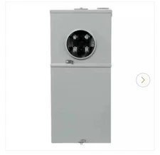 GE 200 Amp 8-Space 16 Circuit Outdoor Main Breaker Ringless Meter Socket