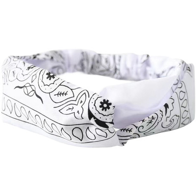 Polyester Stirnband Cashew Print für Outdoor Aktivitäten Street Dance Fitness