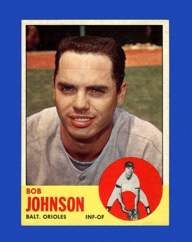 1963 Topps Set-Break #504 Bob Johnson NR-MINT *GMCARDS*