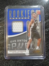2019 Absolute Memorabilia Keldon Johnson #ed /25 Rookie Threads #RT-KJN Jersey