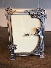 THE LEONARDO COLLECTION METAL ORNATE 3D PHOTO FRAME HEAVY 5” X 7” PORTRAIT PHOTO