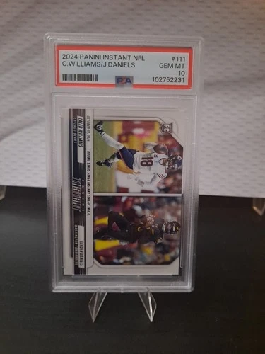 2024 Panini Instant - Caleb Williams, Jayden Daniels #111 /2712 (RC)