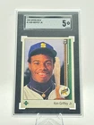 1989 Upper Deck - Star Rookie Ken Griffey Jr #1 (RC) SGC 5