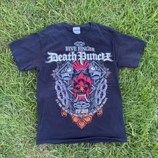 Five Finger Death Punch band music tour band short sleeve black shirt KV41511