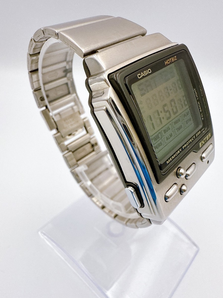 Casio Databank DB-2000 Digital Quartz Hotbiz Memory Protect