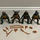 VTG 90s TMNT Ninja Action Figures Samurai Leo Jujitsu Raph Boxer Mike Karate Don