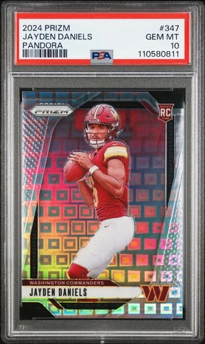 2024 Panini Prizm - Jayden Daniels Pandora Prizm /400 (RC) PSA 10