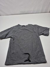 Lululemon Mens Large Gray Short Sleeve Performance Training Logo Tee