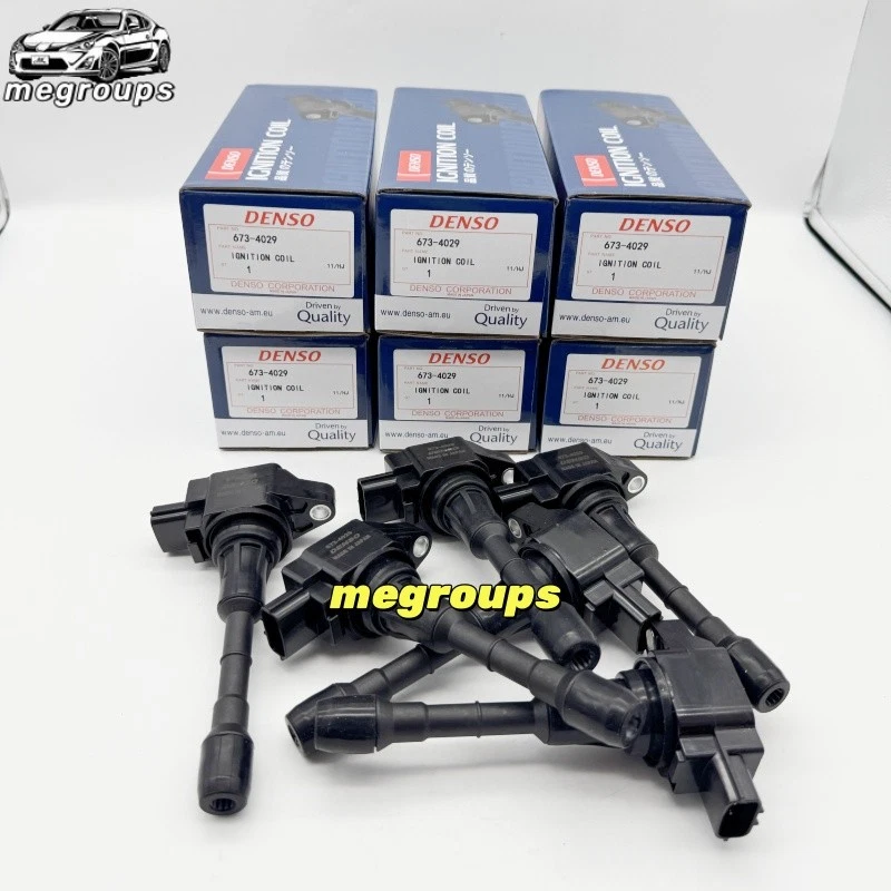 6X Denso Ignition Coil 673-4029 for Nissan Maxima Pathfinder Murano INFINITI NEW Foto 2 de 4