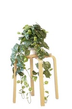 32" Realistic Fake Pothos Ivy Plant for Home Variegated - Light & Dark Green