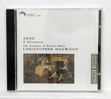 CHRISTOPHER HOGWOOD ⸺ ARNE 8 overtures ⸺ L'OISEAU-LYRE CD NM