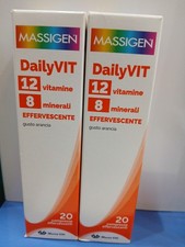 Massigen Dailyvit+ 12Vitamine 8Minerali Integratore Effervescente, 20 compresse