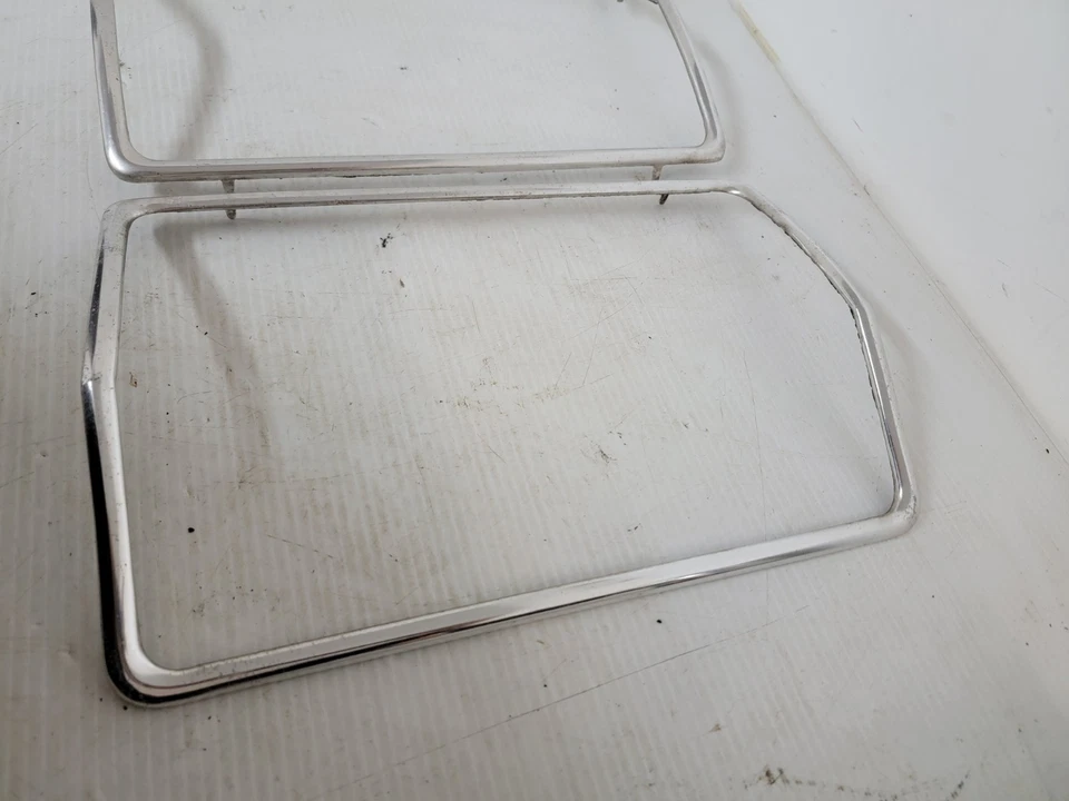 1977-1978-1979 Ford Thunderbird Headlight Door Trim Molding Pair Left And Right - Image 2 of 4