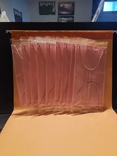 9 Pink Individually Wrapped Face Masks