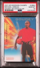 2021 Goodwin Champions Goudey 3D Lenticular #LB-MJ Michael Jordan PSA 10 GEM 
