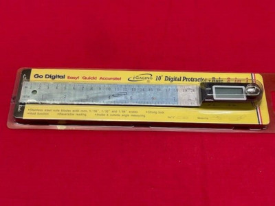 iGaging 35-408 Digital Protractor with 10'' Rule, 11''